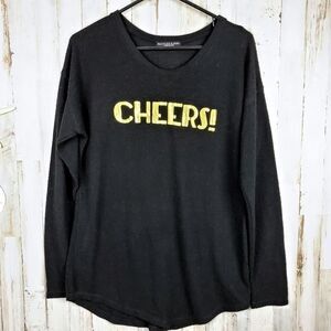 Recycled Karma Sweater Black Size Small